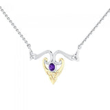 Modern Celtic Triskele Necklace MNC162