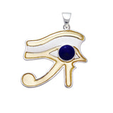 Oberon Zell Eye of Horus Silver and 14K Gold Accent Pendant MPD1068