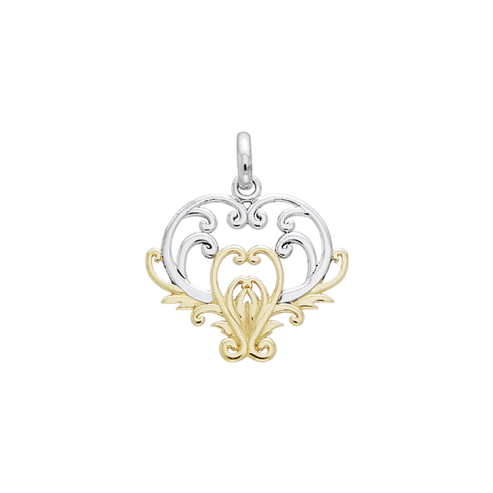 Tree of Life Silver and Gold Pendant MPD1096