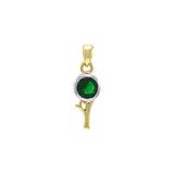 Tree of Life Silver and 14K Gold Accent Pendant MPD3886