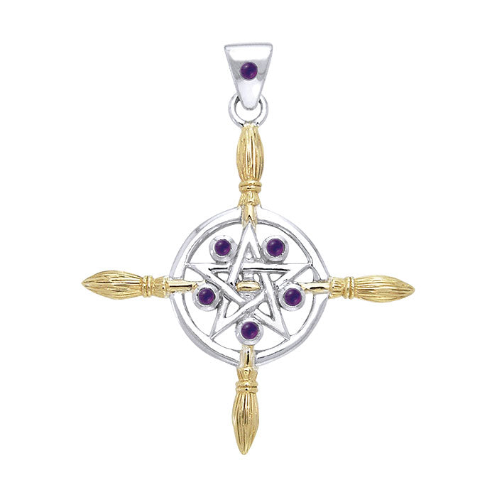 Broomstick Pentacle - Magicksymbols