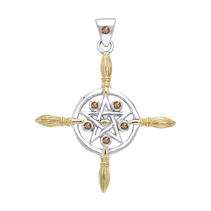 Broomstick Pentacle - Magicksymbols