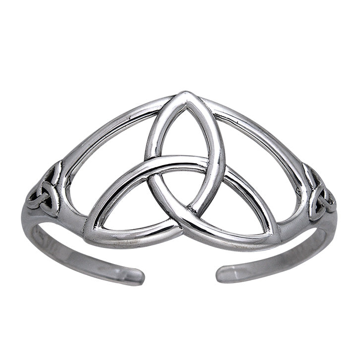 Celtic Triquetra Knot Silver Bracelet TBA004