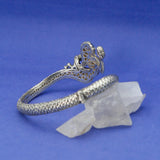 She hold the mystic ~ Sea Mermaid Sterling Silver Cuff Bracelet with Gemstone TBA189