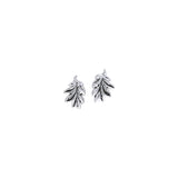 Oak Leaves Silver Post TER047