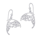 Butterfly Wing Silver Earrings TER1783