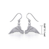 Angel Wing Silver Earrings TER1921 - Jewelry