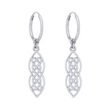 Celtic Entwined Hoop Earrings TER2098
