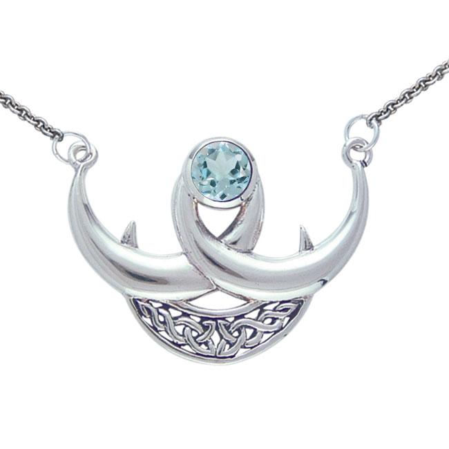 Blue Moon Silver Necklace TN262
