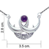 Blue Moon Silver Necklace TN262