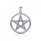Pentacle Sterling Silver Pendant TP089