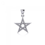 Pentagram Sterling Silver Pendant TP1440