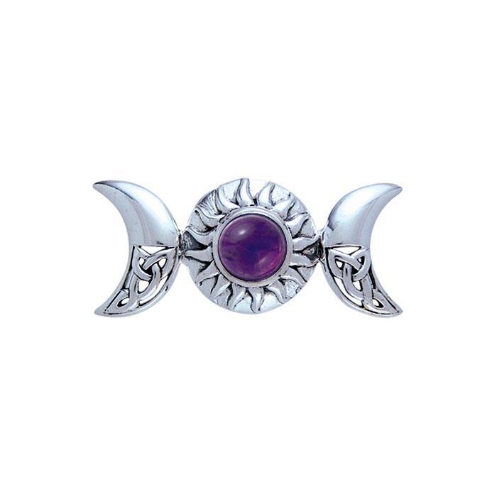 Blue Moon Silver Pendant - Magicksymbols