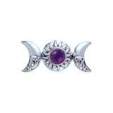 Blue Moon Silver Pendant - Magicksymbols