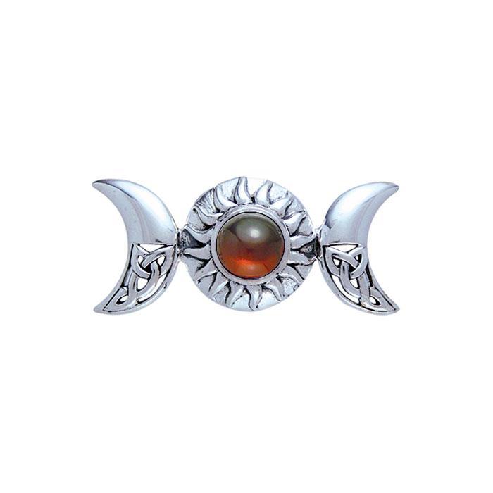 Blue Moon Silver Pendant - Magicksymbols