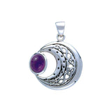 Blue Moon Silver Pendant - Magicksymbols