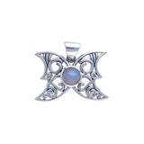 Blue Moon Silver Pendant - Magicksymbols