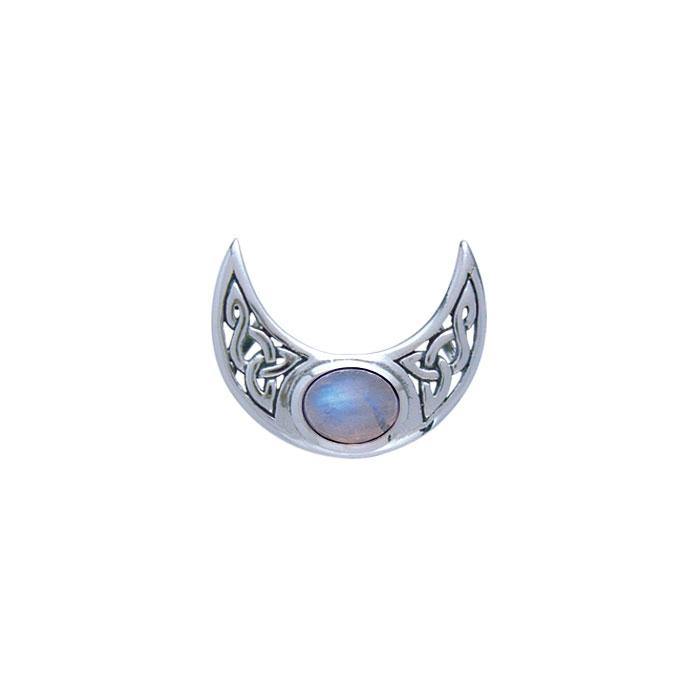 Blue Moon Silver Pendant - Magicksymbols