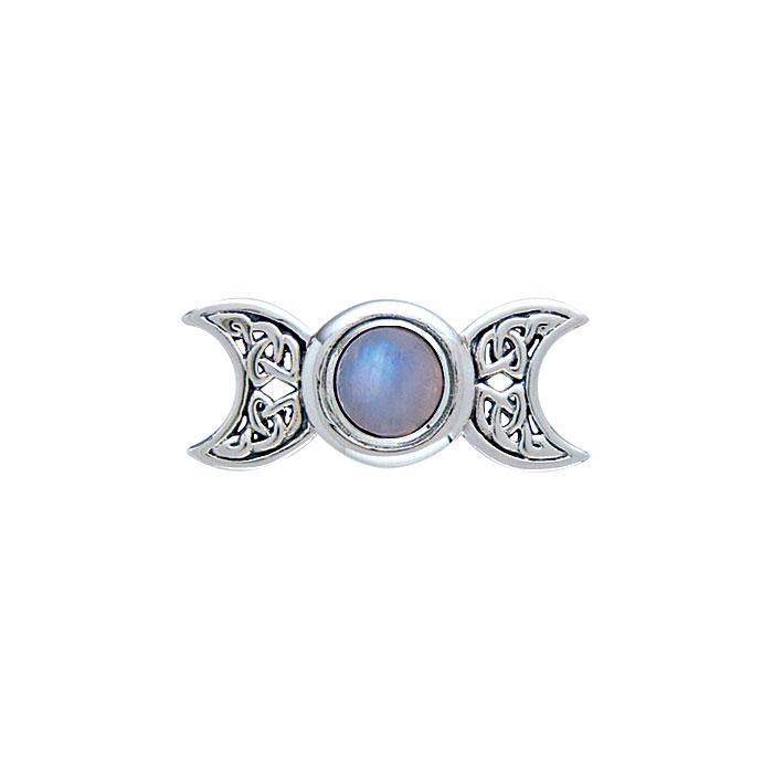 Blue Moon Silver Pendant - Magicksymbols