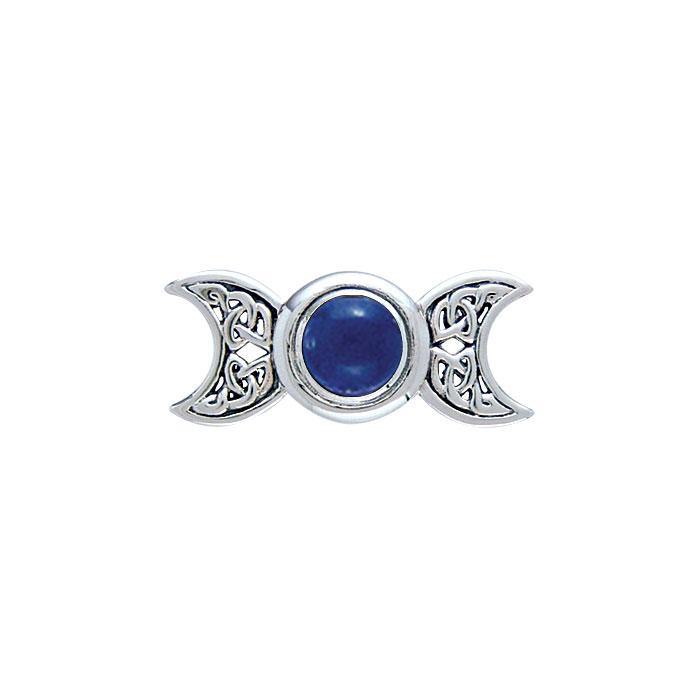 Blue Moon Silver Pendant - Magicksymbols