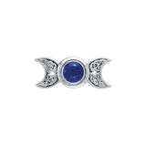 Blue Moon Silver Pendant - Magicksymbols