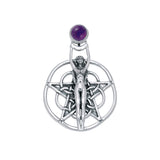 Silver Pentagram Pentacle Pendant TP3360