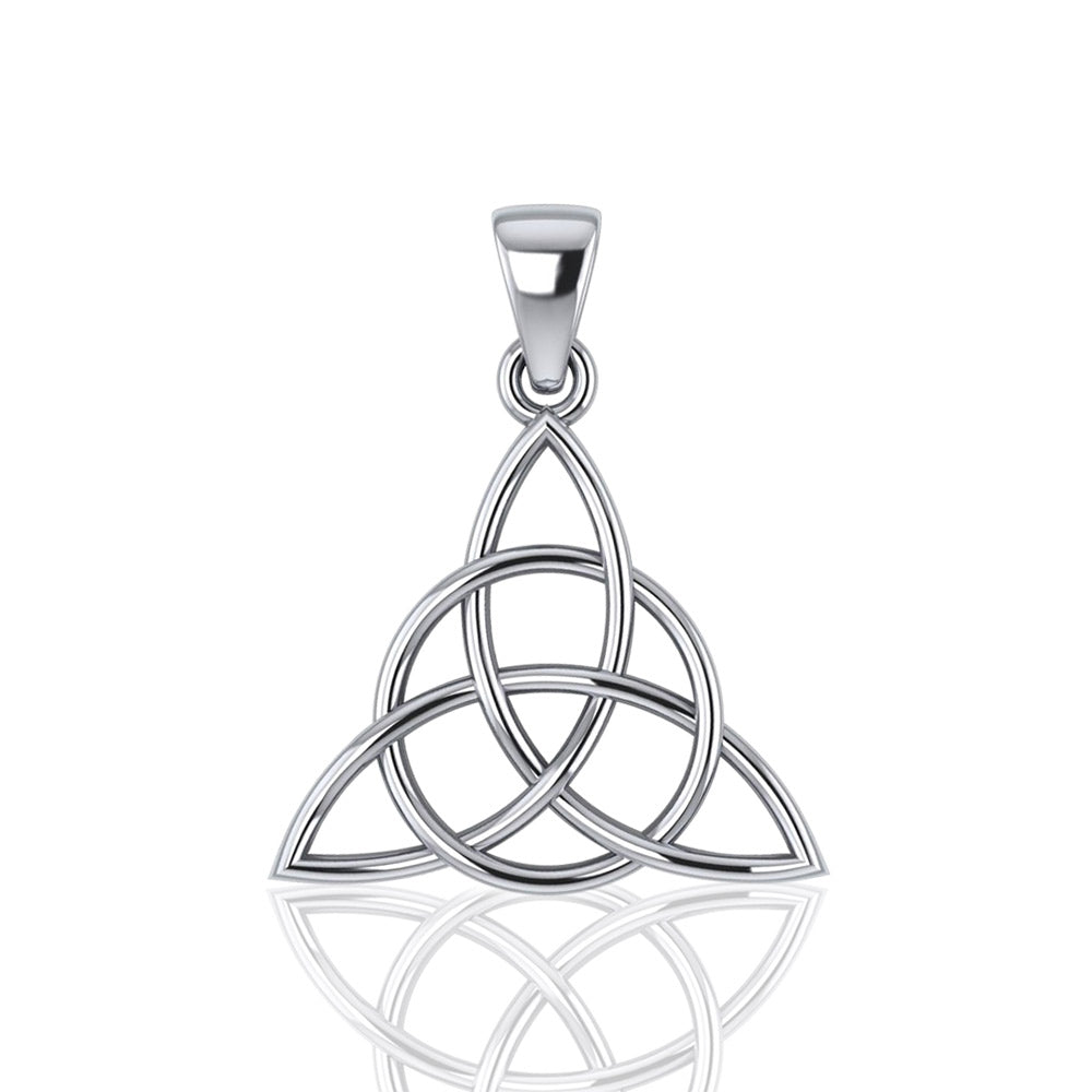 The Divine Power of the Triquetra Sterling Silver Pendant - Magicksymbols