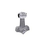 Infinity Thor's Hammer Sterling Silver Pendant TP913