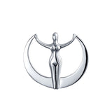 Astra Star Goddess Sterling Silver Pendant by Oberon Zell TPD1039
