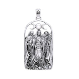 Mickie Mueller Triple Goddess Sterling Silver Pendant TPD1042