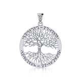Continuously Inspiring - The Ethereal Symbol of the Theban Tree of Life Sterling Silver Pendant by Mickie Mueller TPD1043