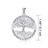 Continuously Inspiring - The Ethereal Symbol of the Theban Tree of Life Sterling Silver Pendant by Mickie Mueller TPD1043