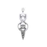 Danu Goddess Sterling Silver Pendant TPD1204