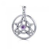 Celtic Trinity The Star Sterling Silver Pendant TPD134