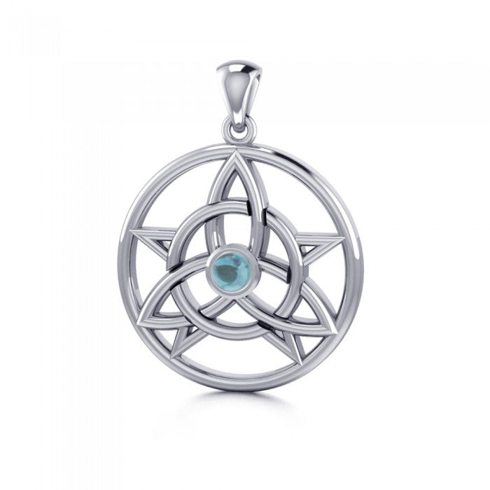 Celtic Trinity The Star Sterling Silver Pendant TPD134