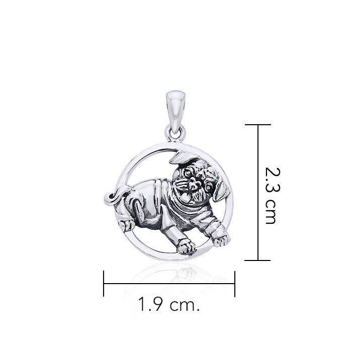 Jody Bergsma Pug Pendant TPD2657