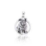 Jody Bergsma Bulldog Sterling Silver Pendant TPD2662