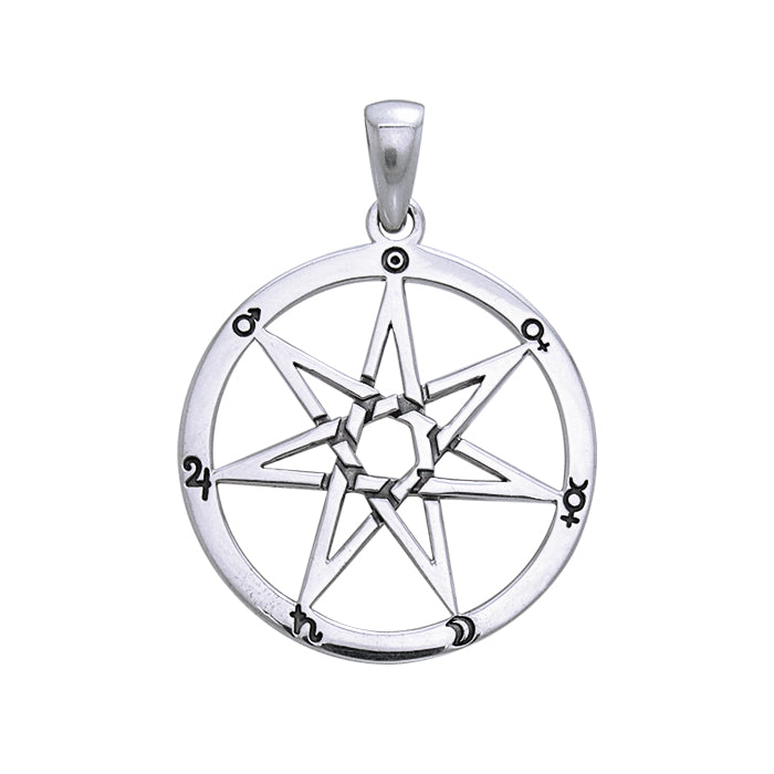 Mickie Mueller Heptogram Silver Pendant TPD3183