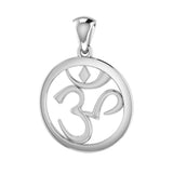 Om Symbol Silver Pendant TPD3848