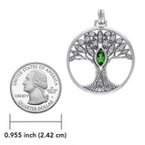 Wondrous Living through the Tree of Life ~ Sterling Silver Jewelry Pendant TPD3873