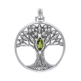 Wondrous Living through the Tree of Life ~ Sterling Silver Jewelry Pendant TPD3873