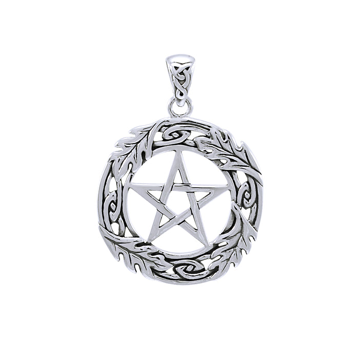 Oak Leaf  Pentacle Pendant TPD4218
