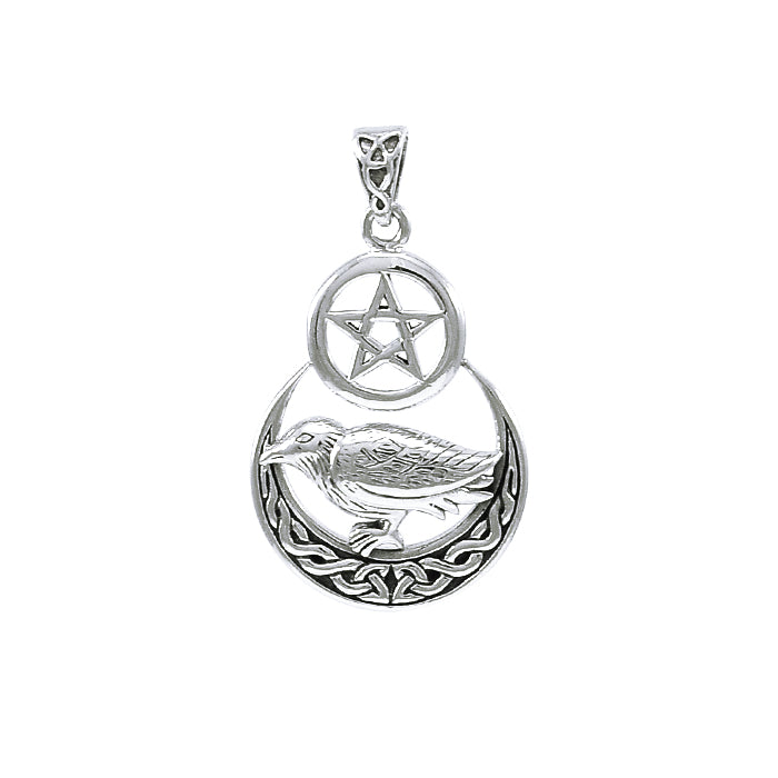 Raven on Crecent Moon and Pentacle TPD4224