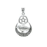 Raven on Crecent Moon and Pentacle TPD4224