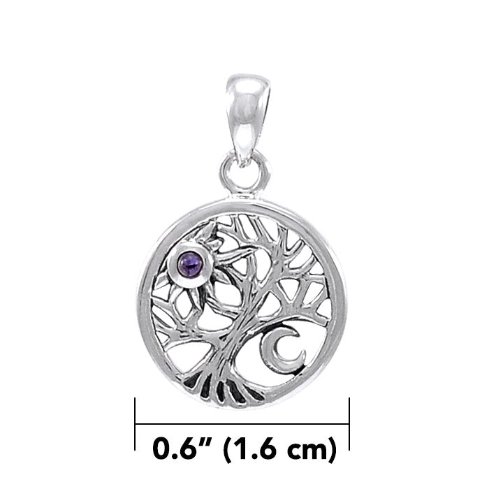 A beautiful surprise in the Tree of Life ~ Sterling Silver Pendant TPD4292