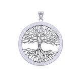 Mickie Mueller Wiccan Tree of Life Silver Pendant TPD4304