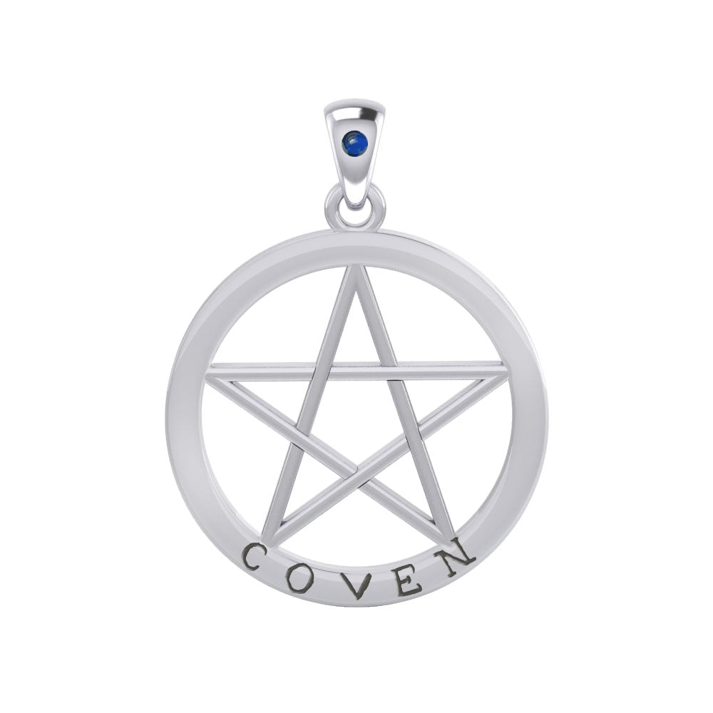 Coven Pentagram Silver Pendant TPD4506