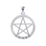 Coven Pentagram Silver Pendant TPD4506