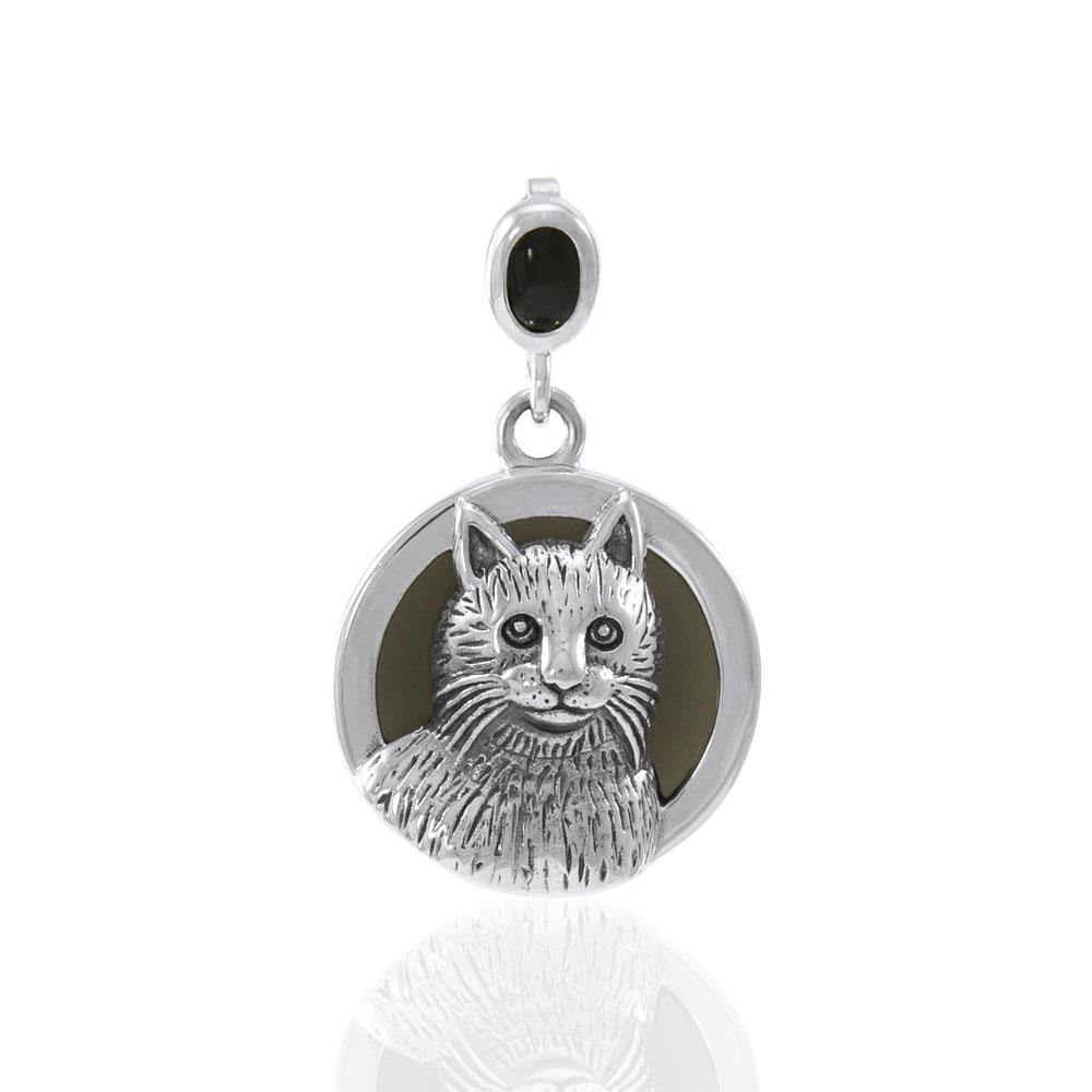 Cat Familiar Power Sterling Silver Pendant TPD4767 - Jewelry