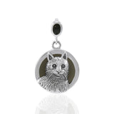 Cat Familiar Power Sterling Silver Pendant TPD4767 - Jewelry